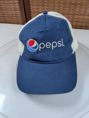 Pepsi Cola Snapback Mesh Trucker Hat Cap SodaGear Soda Gear Vintage